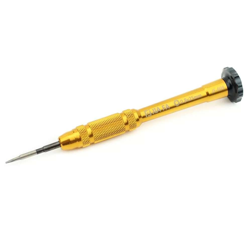 JIAFA JF-609-0.8 Pentalobe 0.8 Screwdriver for iPhone Charging Port Screws(Gold)